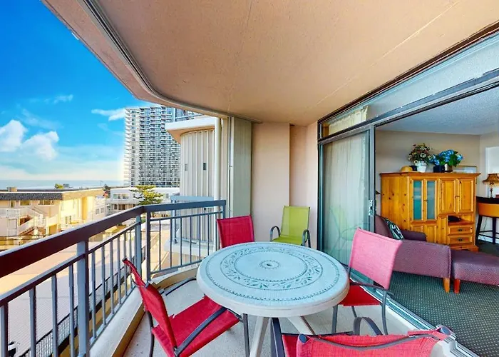 In An Oceanfront Building With Balcony Ac Wifi & Shared Pool & Tennis *