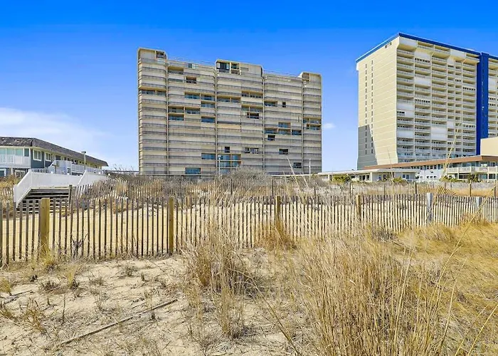In An Oceanfront Building With Balcony Ac Wifi & Shared Pool & Tennis * Ocean City